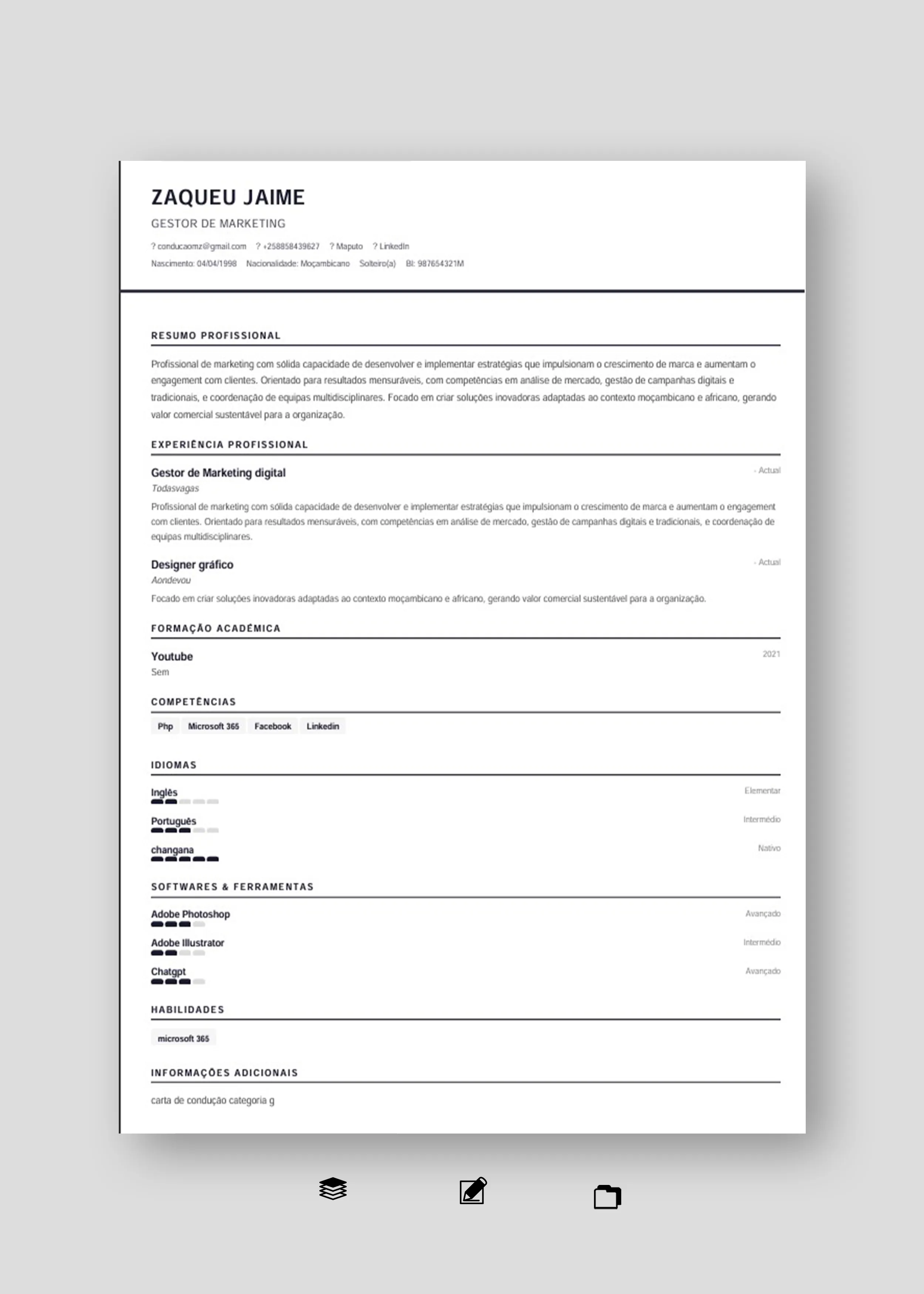 Como Fazer um CV Profissional Gratis Em Minutos: O Criador de Currículo Moçambique