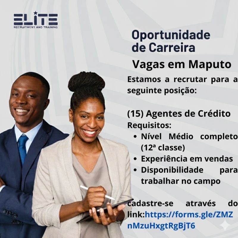 Elite recruitment & training Abre (15) Vagas de emprego